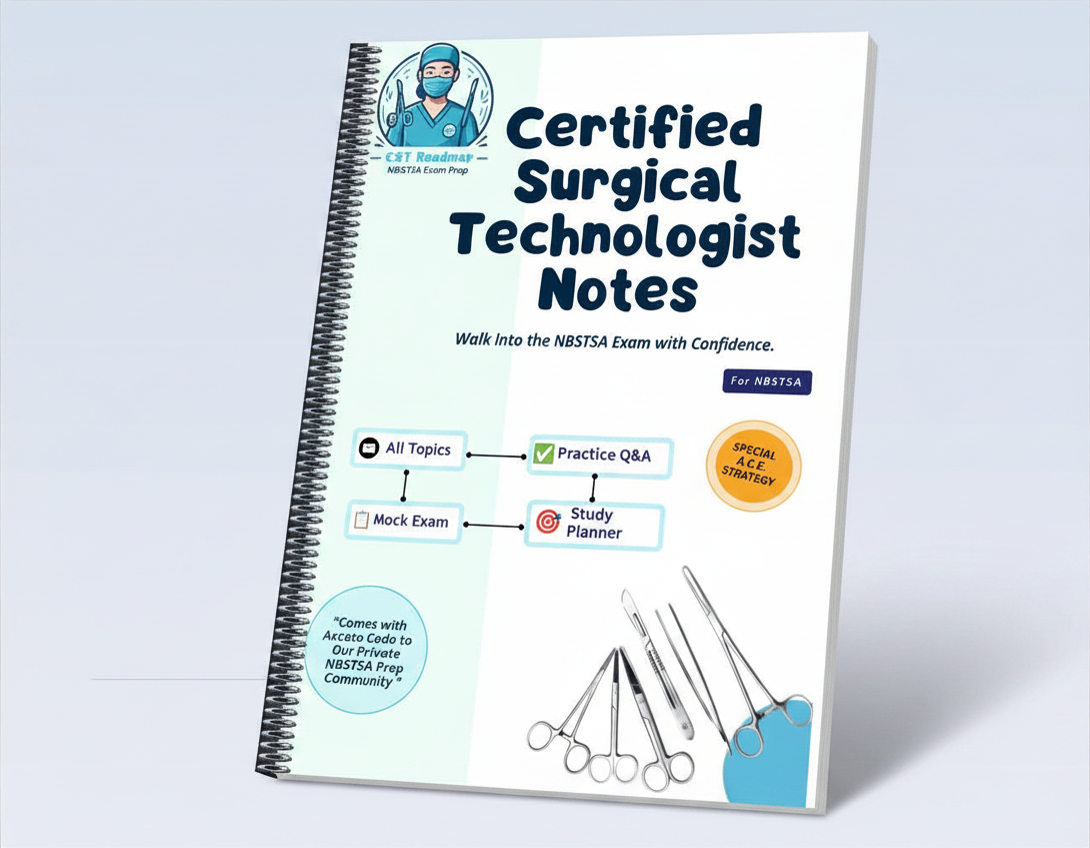 Certified Surgical Technologist Notes For NBSTSA- Special Presale Price