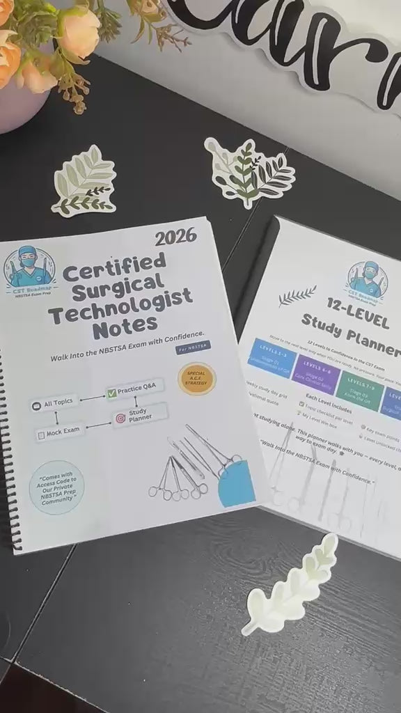 Certified Surgical Technologist Notes for NBSTSA + Study Planner + Mock Exam | Promotional Price for a Limited Time